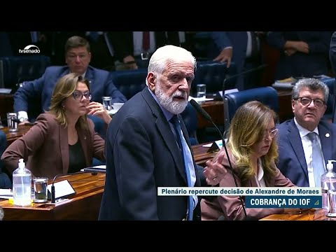 Decisão de Moraes que valida aumento do IOF repercute no Senado