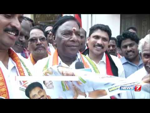 I'm not worried about BJP's support to AIADMK candidate: Narayanasamy | News7 Tamil