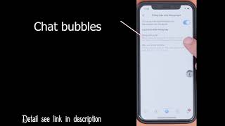 Enable Chat Bubbles iPhone IOS on Facebook Messenger 2021