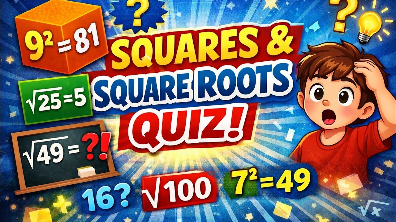 Quiz about Square Roots😱 |Maths|