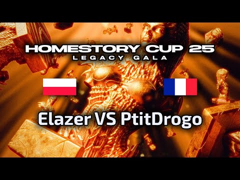 Elazer VS PtitDrogo ZvP HomeStory Cup 25 Group D polski komentarz