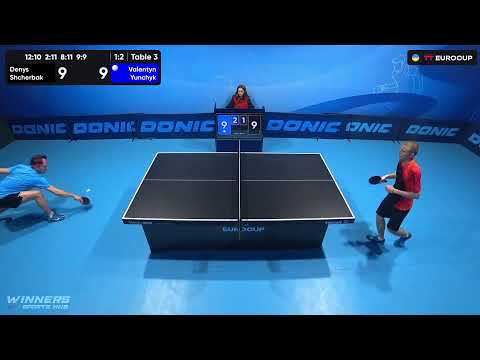 19:40 Denys Shcherbak - Valentyn Yunchyk 16.10.2023 TT Euro.Cup Ukraine Star. TABLE 3