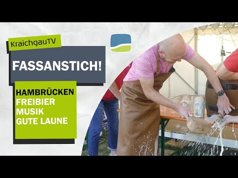 Hambrücken feiert mit Freibier und Fassanstich-Panne
