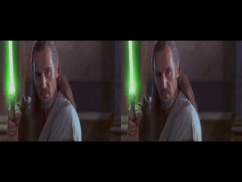 Qui Gon Jinn & Obi Wan Kenobi vs Darth Maul Star Wars The Phantom Menace YOUTUBE VR