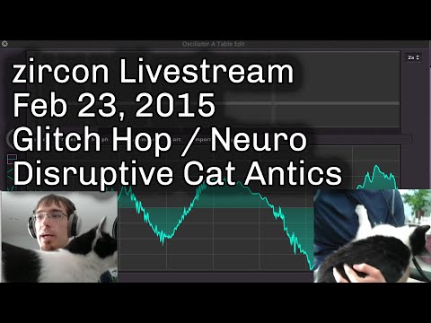 zircon Music Production Livestream - Feb 23, 2015 - More Glitch Hop Production in FL Studio