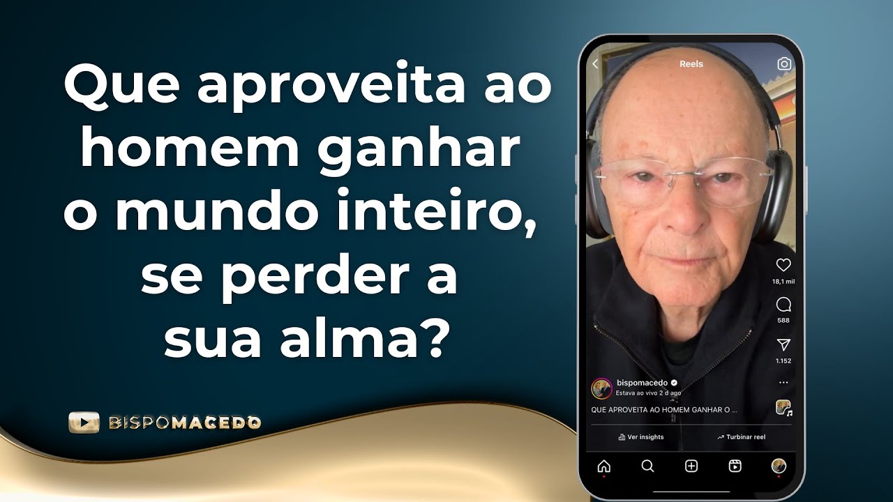 Que aproveita ao homem ganhar o mundo inteiro, se perder a sua alma? - Meditação Matinal 14/12/24