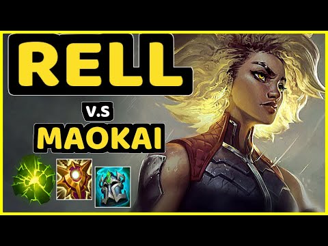BIOPANTHER (RELL) vs MAOKAI - BOTTOM SUPPORT GAMEPLAY - OC Ranked DIAMOND