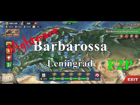 WC4 NIGHTMARE Military Ops: Barbarossa - Leningrad (Stage 5, F2P)