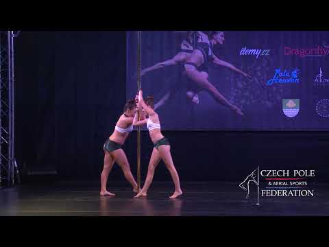 Terezie Drábíková a Lucie Kozáková - Mistrovství ČR v pole sport 2018 - Dvojice-Junioři - finále
