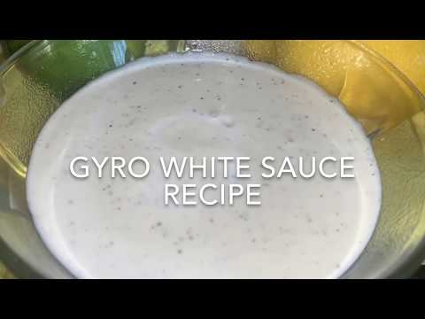 Gyro White Sauce Recipe|Cooking Frenzy
