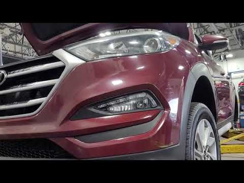 2018 Hyundai Tucson 2.0L Premium FWD in Red for sale at Steele Mazda in Dartmouth, NS