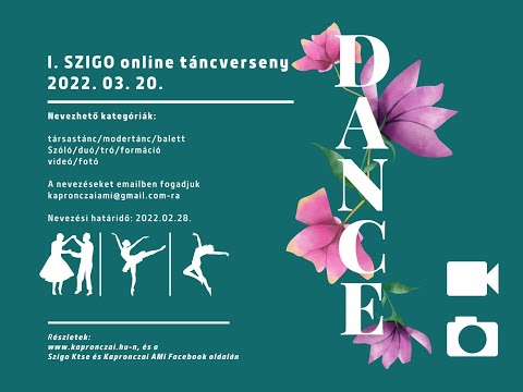 I SZIGO Online Táncverseny