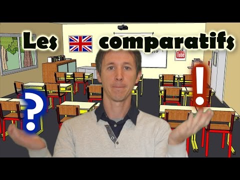 Les comparatifs en anglais
