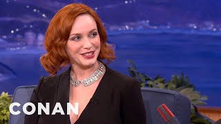 Christina Hendricks On The Fashion Of Mad Men | CONAN on TBS