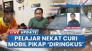 Nekat! Pelajar 18 Tahun di Balikpapan Selatan Curi Mobil Pick Up, Diringkus Polisi