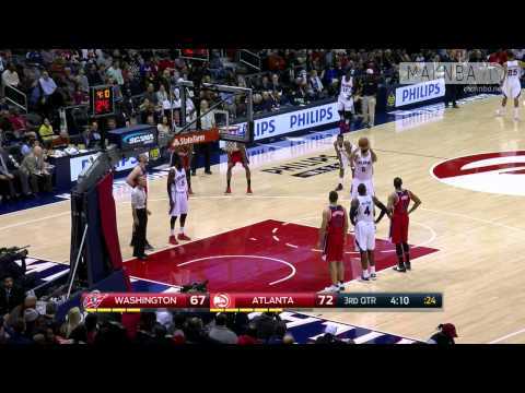 Pero Antic vs. Wizards [NBA Season 2014/15]