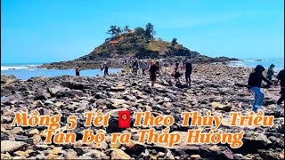 Du Xuân mồng 5 Tết 🧧-Tản Bộ Ra Hòn Bà Thắp Hương #dulichvungtau