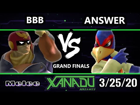 S@X Online 346 Grand Finals - Answer [L] (Falco) Vs. BBB (Fox,  Falcon, Puff, Falco) Smash Melee