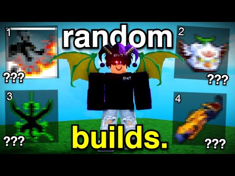 Blox Fruits, But My BUILD Is Random for Bounty Hunting..