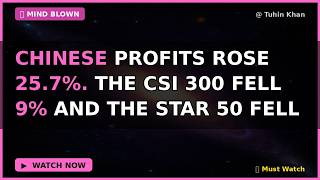 Chinese profits rose 25.7%. The CSI 300 fell 9% and the Star 50 fell 29% (2026)