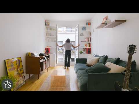 NEVER TOO SMALL: Narrow, Light-filled Paris Apartment Renovation, 42sqm/452sqft