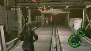 preview picture of video 'PS3 Resident Evil 5 Mercenaries Duo Missile Area 1,025,329 Jill (Battle suit) / Wesker (STARS)'