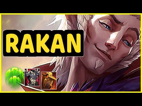 RAKAN VS BRAND SUPPORT GAMEPLAY