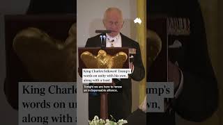Trump hosts King Charles for dinner