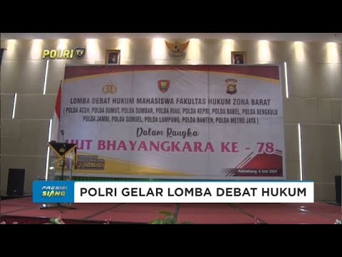 POLRI LOMBA DEBAT HUKUM DI PALEMBANG