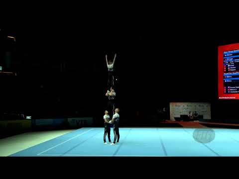Ukraine (UKR) - 2018 Acrobatic Worlds, Antwerpen (BEL) - Dynamic  Men's Group