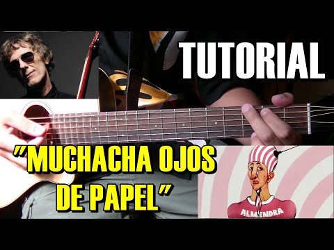 COMO TOCAR "Muchacha ojos de papel" de Spinetta | Tutorial guitarra acústica/criolla acordes rasgueo