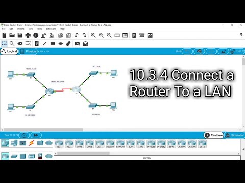 10.3.4 Connect a Router To a LAN - Cisco Packet Tracer