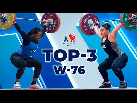 Women’s 76 kg | TOP 3 Totals Recap | 2025 EWF Senior Championships – Chișinău