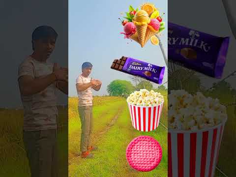 ice cream kit Kat popcon chocolate 😀 vfx video #vfx #shorts