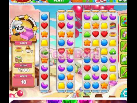 Cookie Jam Level 81 no booster 3 stars