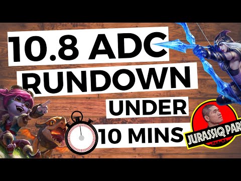 Patch 10.8 Run Down under 10 minutes, ADC Champions focus by a Challenger ADC Main