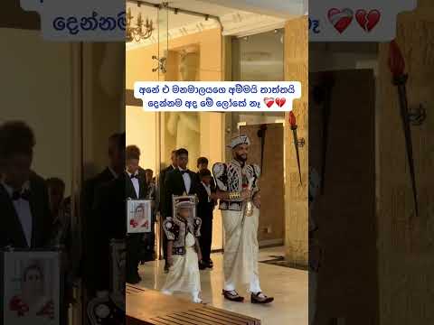 කොහෙ හරි ඉදන් බලන් ඉන්නවා ඇති එ අම්මයි තාත්තයි ❤️‍🩹❤️‍🩹 #srilanka #wedding #youtube