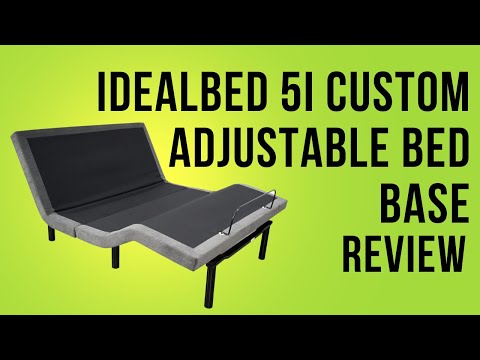 Idealbase adjustable bed frame twin with Lumbar Support & Head Tilt, Foot Incline, Back & Leg Massage, USB Ports, Massage Bed with Wireless Remote, Assembly Needed, Ergonomic Zero-Gravity Smart Bed video review thumbnail
