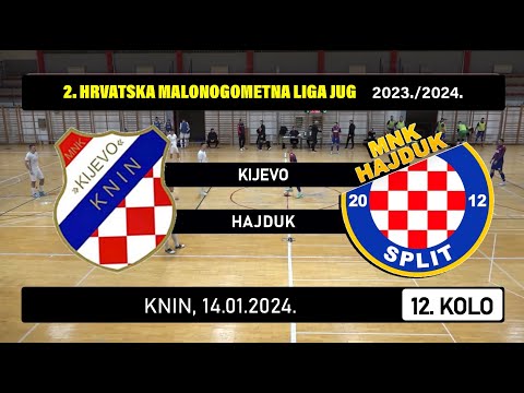 2. HMNL Jug: KIJEVO - HAJDUK  7:3, 14.01.2024.