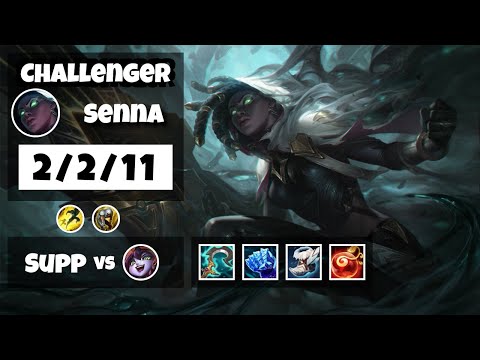 Senna Support 11.10 Challenger Gameplay Replay - S11 (2/2/11) - TURKISH