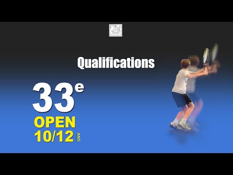 TCBB- 33e Open 10/12 : Les qualifiés pour le tableau finale 12 ans ...