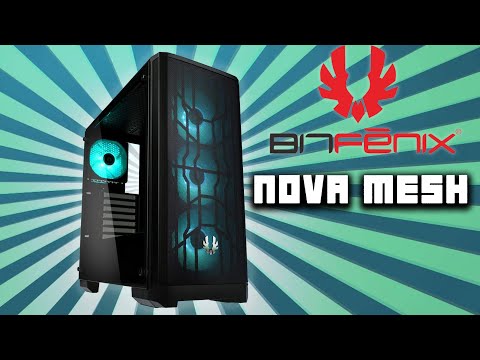 Dėklas BitFenix Nova Mesh SE TG ARGB (BFC-NSE-300-KKGSK-4A) video