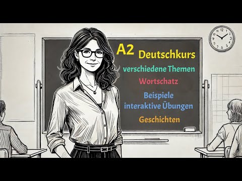 A2 Deutschkurs Komplett: Alle 22 Lektionen (A2.1 & A2.2) – Grammatik & Übungen