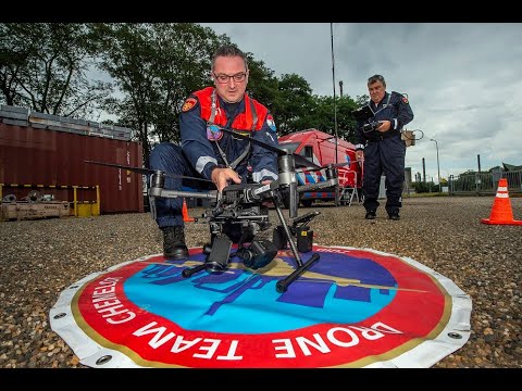 Droneteam Sitech Services en Veiligheidsregio Zuid-Limburg