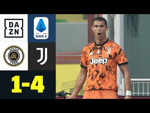 Comeback, Blitztor und Doppelpack! CR7 rettet Juve: Spezia Calcio - Juventus 1:4 | Serie A | DAZN