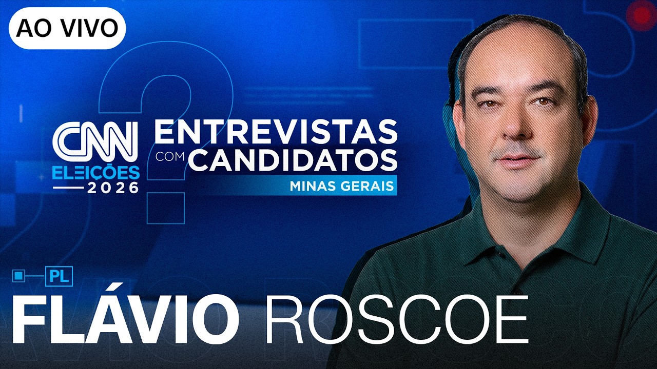 AO VIVO: ENTREVISTA COM FLÁVIO ROSCOE (PL) AO GOVERNO DE MG | CNN ELEIÇÕES