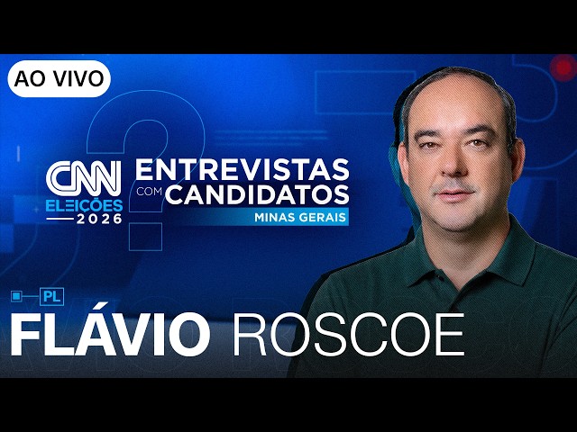 AO VIVO: ENTREVISTA COM FLÁVIO ROSCOE (PL) AO GOVERNO DE MG | CNN ELEIÇÕES