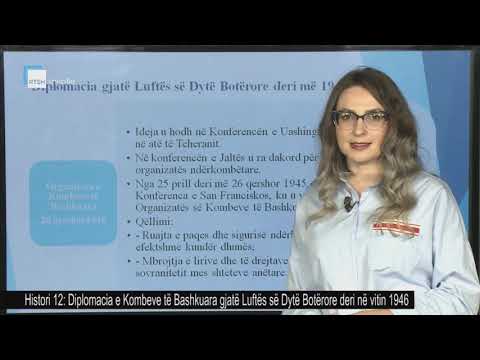 Histori 12 - Diplomacia e Kombeve të Bashkuara gjatë Luftës së Dytë Botërore deri në vitin 1946