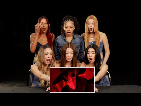 KATSEYE Reaction 'Your Idol' KPop Demon Hunters