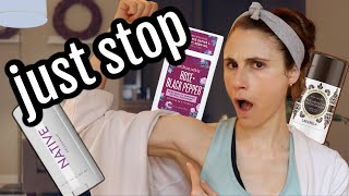 The problem with natural deodorant| Dr Dray